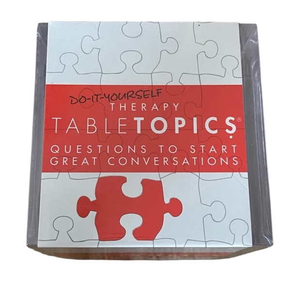 Do-It-Yourself Therapy Table Topics Questions To Start Great Conversations NEW - Picture 1 of 6